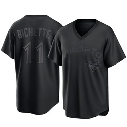 Bo Bichette Youth Toronto Blue Jays Black Replica Pitch Fashion Jersey