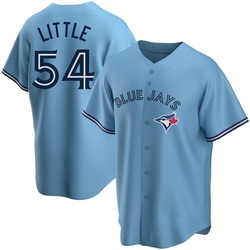 Brendon Little Men's Toronto Blue Jays Blue Replica Powder Alternate Jersey