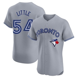 Brendon Little Men's Toronto Blue Jays Gray Elite Road Jersey