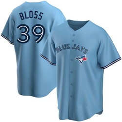 Jake Bloss Men's Toronto Blue Jays Blue Replica Powder Alternate Jersey