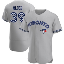 Jake Bloss Men's Toronto Blue Jays Gray Authentic Road Jersey