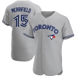 Toronto Blue Jays Whit Merrifield Men's Cotton T-Shirt - Heather Gray - Toronto | 500 Level Major League Baseball Players Association (MLBPA)